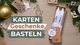 🎄✨ 7 Schnelle DIYIdeen für persönliche Weihnachtsgeschenke und Karten 🎁💌 – So einfach geht’s [upl. by Azile]