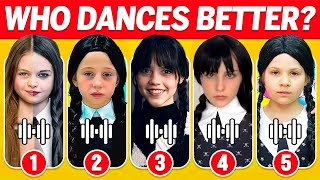 Who Dances Better  Wednesday Dance Edition  Salish Matter Diana Like Nastya Piper Rockelle [upl. by Odlabso]