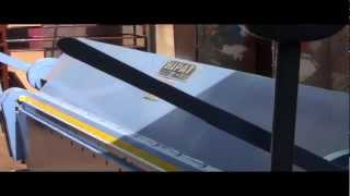 HIPAT BRAND HEAVY DUTY UNIVERSAL SHEET FOLDING MACHINE [upl. by Julietta]