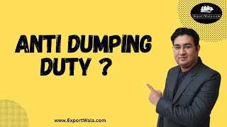 Anti Dumping Duty [upl. by Iam989]