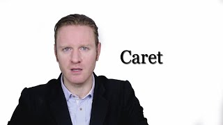 Caret  Meaning  Pronunciation  Word World  Audio Video Dictionary [upl. by Nai879]