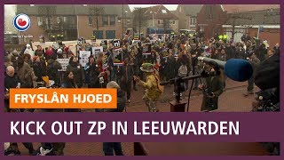 REPO Protest bij intocht Leeuwarden [upl. by Noivad882]