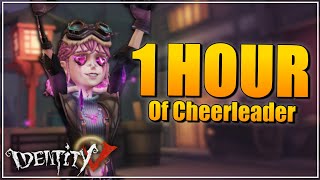 1 HOUR OF CHEERLEADER GAMEPLAY  Identity V [upl. by Attennaej]