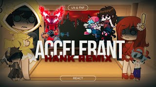 LN amp FNF React  FNF Hank Accelerant Remix  FNF Mod [upl. by Ivah317]