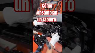 Cómo ensamblan un tablero de auto ensamblado automotriz mecanica viralvideo automobile viral [upl. by Onyx]