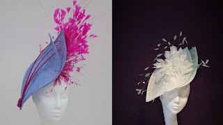 DIY Two layered Sinamay Fascinator headpiece [upl. by Siuol]