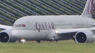 Qatar Airways worlds best airline takeoff viralvideo aviation BirminghamTravelling2024 [upl. by Paul997]