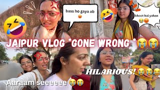 Jaipur Vlog Gone Wrong 😭😭😭 Kahi Nahi Ghoome  Tejasvi Rajput [upl. by Llehsar]