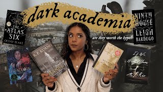 ranking amp reading 6 popular dark academia books 🖤☕️🕯📚  babel ninth house secret history amp more [upl. by Celie]