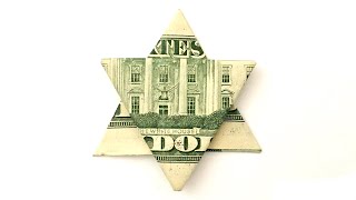 Dollar Bill Origami Star  Money Origami Easy [upl. by Jem]