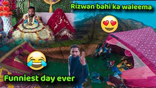 Rizwan bahi ka waleema 🥰 Funniest day ever 😂 funny vlog 😂 ersabeelvlogs [upl. by Enimsay]