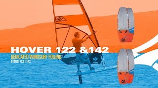 2019 Naish Hover 122 amp 142  Dedicated Windsurf Foilboard [upl. by Oinoitna742]