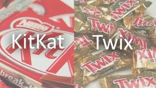 Твикс или Кит Кат Сравнение Twix vs Kit Kat [upl. by Mastic]