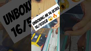 Unboxing Xiaomi 14 Ultra 16512GB 🤯 xiaomi14ultra trending viral video shorts [upl. by Ilana]