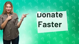 What makes donating plasma go faster [upl. by Feodore]