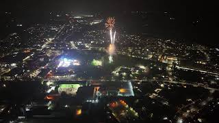 Swanley at night and a clip of the Rec firworks [upl. by Luttrell433]