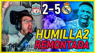 HUMILLACIÓN en Anfield  Real Madrid 52 Liverpool  UEFA Champions League [upl. by Studnia]