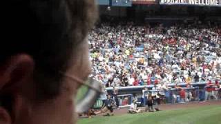 Old Timers Day 2008 Yankee Stadium  Moose Skowron [upl. by Leftwich]