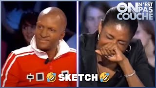 🤣 MarieJosé Pérec rit aux éclats devant ce sketch de Jonathan Lambert déguisé en athlète  🤣 [upl. by Bertasi]