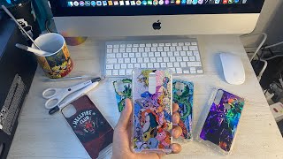 Personalizando fundas de celular con 4 tipos de vinil sublimado [upl. by Elamrej759]