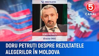 Doru Petruți despre rezultatele alegerilor în Moldova [upl. by Lyrac885]