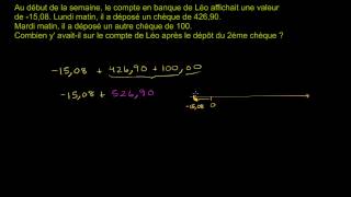 Un exercice où sont en jeu des nombres décimaux relatifs [upl. by Anirda]