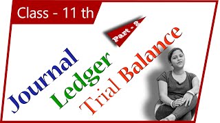 journal ledger and trial balance in bengali [upl. by Nivrad709]