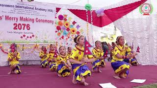 Gauchha Geet Nepali गाउछ गीत नेपाली AIASchool  Cover Dance [upl. by Mariko492]