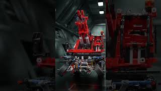 LEGO 42082 Rough Terrain Crane Animated Speedbuild  LEGO Cranes  Blender Geometry Nodes Animation [upl. by Olvan]