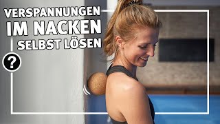 Nackenverspannungen mit Faszienball selbst lösen  Gesundheit amp Therapie  SportThieme [upl. by Arreis]