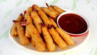 বাংলাদেশী চাইনিজ চিংড়ি ফ্রাই রেসিপি  Chinese Firecracker Shrimp RecipeBangladeshi Chinese Recipe [upl. by Leahcimaj]