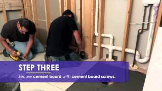 How to Install a Custom Waterproof Shower Base amp Drain Assembly Cleveland Columbus Cincinnati [upl. by Aihsinat]