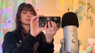 ASMR CAMERA TAPPING amp SCRATCHING WITH MIC SUPER TINGLY [upl. by Haissem]