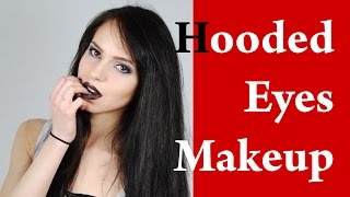 Deep set hooded eyes makeup video tutorial  Part 1 [upl. by Hteik]