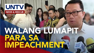 Majority Bloc congressmen itinangging may lumapit na para sa impeachment complaint vs VP Duterte [upl. by Eleni]