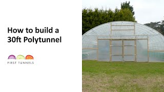 How To Build a 30ft Polytunnel  Introduction  M3001 [upl. by Britton907]