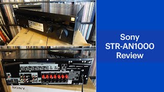 Sony STRAN1000 72 Channel 8K AV Receiver [upl. by Erlene617]