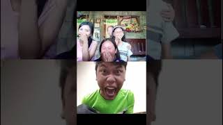 ngakak di ome tv prank ometvprank ometvreaction ometvinternasional shorts viral kpop [upl. by Elleyoj]