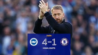 Brighton 41 Chelsea  Premier League Highlights [upl. by Cioban]