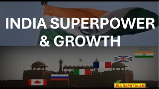 INDIA SUPERPOWER and GROWTH  Building a modern India India as a potential superpower [upl. by Pergrim]