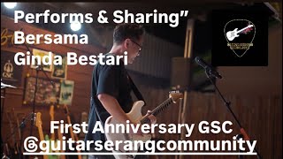 GINDA BESTARI At First Anniversary Guitar Serang Community [upl. by Godding]