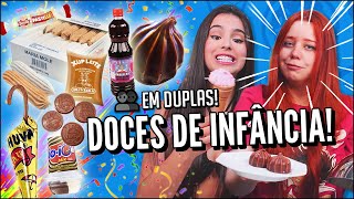 PROVAMOS OS DOCES DE INFÂNCIA MAIS CLÁSSICOS DO BRASIL JOVENS REAGEM [upl. by Tansy826]