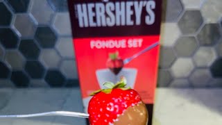 Hershey’s Fondue Set 😊🍓🤤 [upl. by Annoyed]