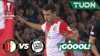 ¡Santi recupera y GOOL de Idrissi  Feyenoord 60 Sturm  UEFA Europa League 2223J2  TUDN [upl. by Atekal]