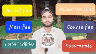 Eflu Admission feeEflu Hostel fee Eflu Mess fee Eflu Hostel Facilities DocumentsCourse feeEFLU [upl. by Chladek]