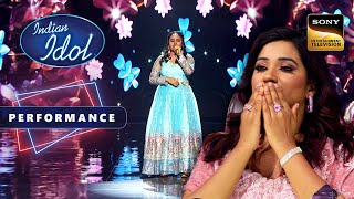 Indian Idol S14  quotMera Dil Yeh Pukare Aajaquot पर Ananya ने दिया एक बेहतरीन Performance  Performance [upl. by Saimerej]