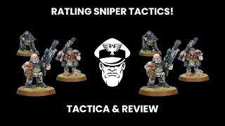 Ratling Sniper Tactics  9th Ed Warhammer 40000 [upl. by Rico]