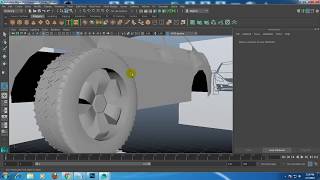 Tutorial on Modeling a car tyre in Maya [upl. by Ainak]