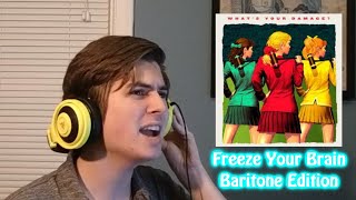 Freeze Your Brain  Heathers Baritone CoverKey baritonesforbroadway [upl. by Cerys706]