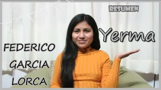 RESUMEN DE YERMA l FEDERICO GARCIA LORCA [upl. by Keiko]